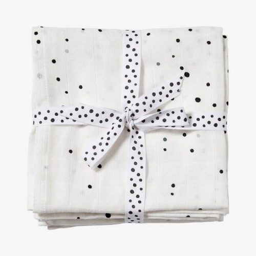 Komplet tetra pleničk Dreamy dots white