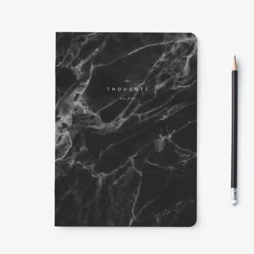 Beležnica Marble Black