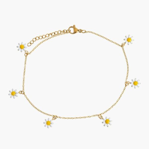 Zapestnica za gleženj Astrid - Daisy Flowers