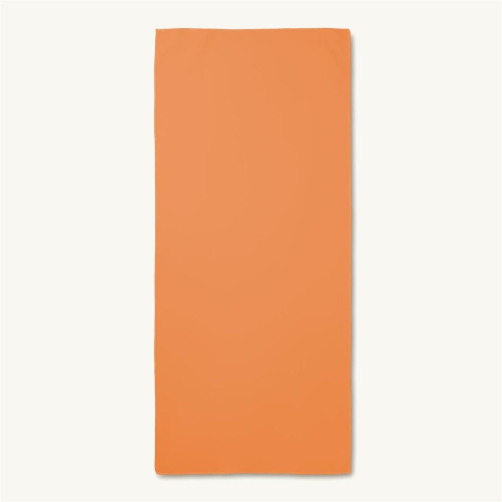 Športna brisača v mrežasti vrečki Orange - slika 3