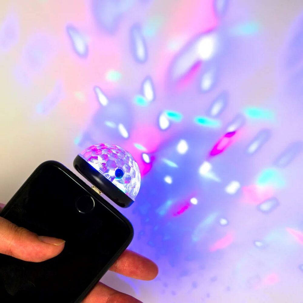iPhone disko lučka, črna - slika 2