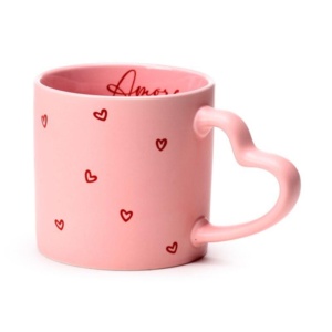 Roza skodelica Amore Puckator MUG496