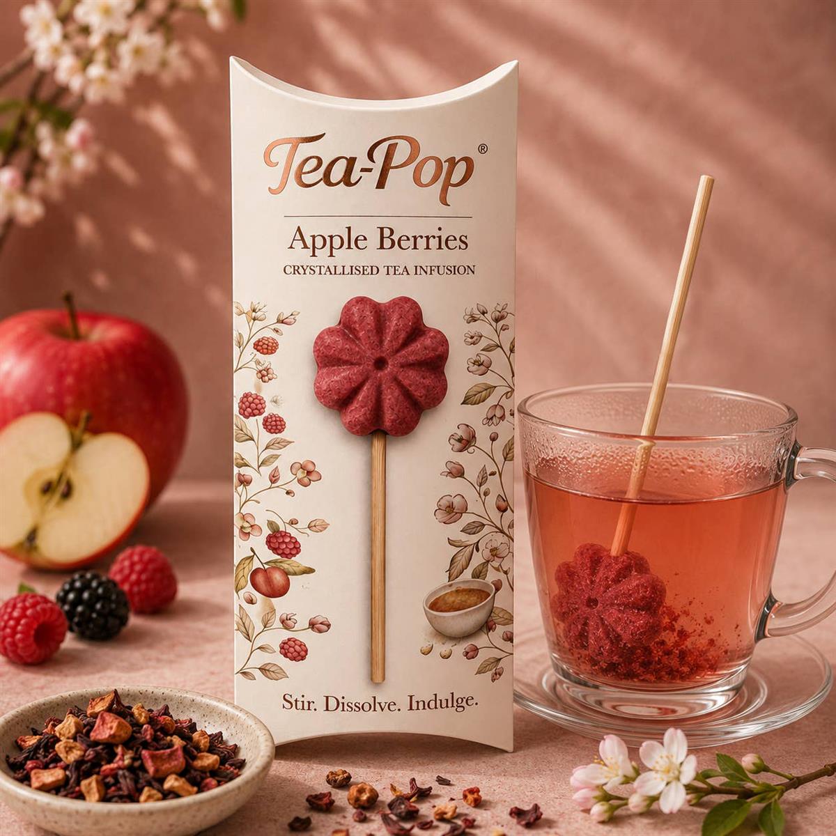 Čaj na palčki Apple Berries TEA-POP TPS1-12A