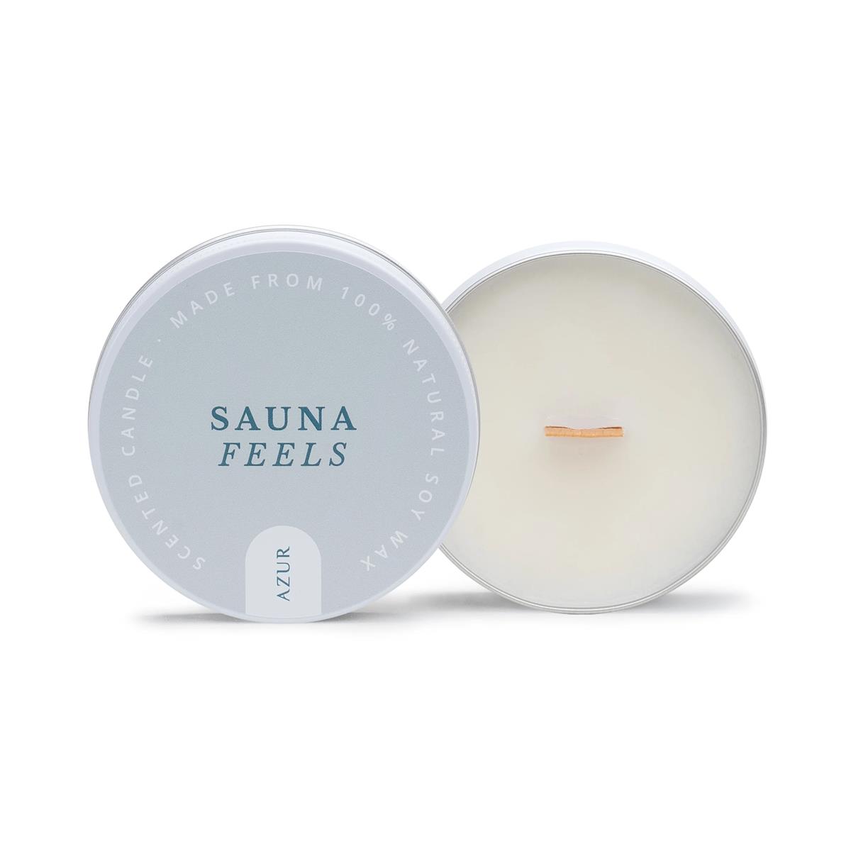 Di&scaron;eča sveča Sauna Feels &ndash; 75 ml Azur Natural Bodycare 312