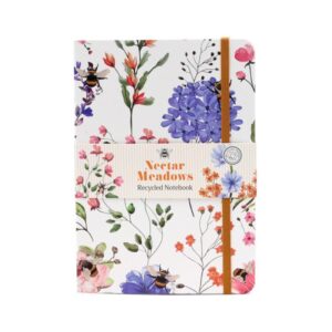 Zvezek iz recikliranega papirja Nectar Meadows Puckator MEMO135